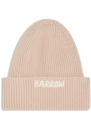 BARROW logo beanie hat - Neutrals