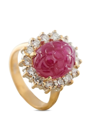 LB Exclusive ruby and diamond ring - Gold