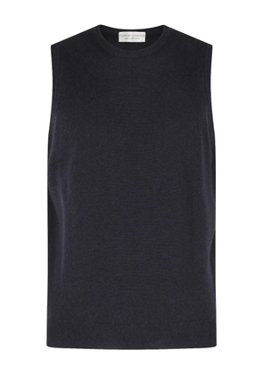 Filippo De Laurentiis crew-neck vest - Blue