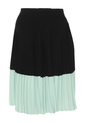 Kenzo Pre-Owned pleated colour-block trousers - Black