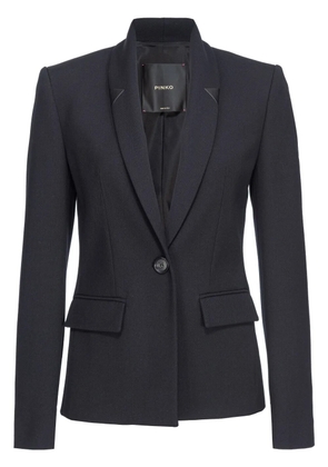 PINKO shawl-lapel twill blazer - Black