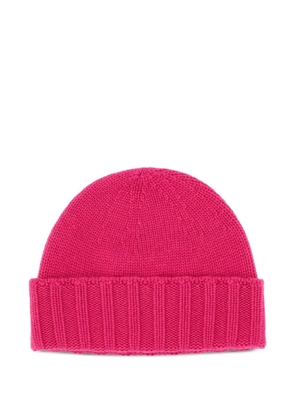 Drumohr ribbed cashmere beanie - Pink