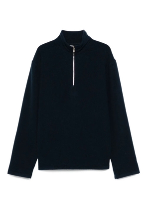 Rier virgin wool zip-up sweater - Blue