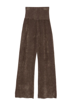 Aya Muse knitted trousers - Brown