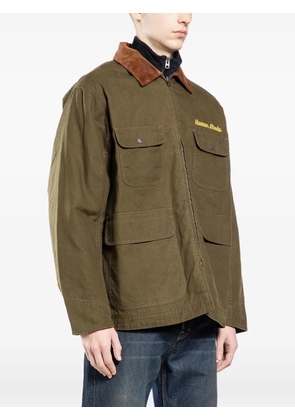 Human Made corduroy-collar jacket - Green