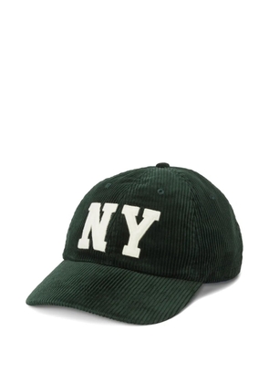 Polo Ralph Lauren NY-appliqué corduroy cap - Green