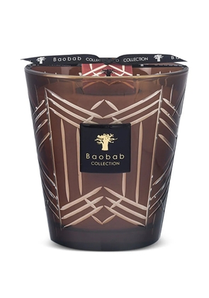 Baobab Collection Fontenay geometric-pattern candle - Brown