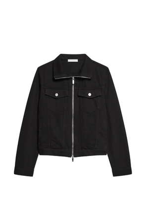 Helmut Lang zip-up pocket denim jacket - Black