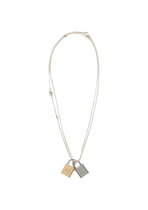 OUR LEGACY Riddle padlock-detail necklace - Silver