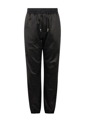Roberto Cavalli patterned-jacquard trousers - Black