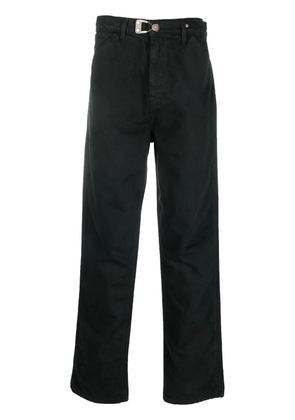 OBJECTS IV LIFE buckle-detail straight-leg jeans - Grey