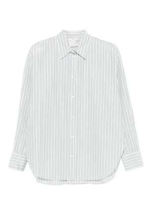 Forte Forte silk-blend striped shirt - Blue