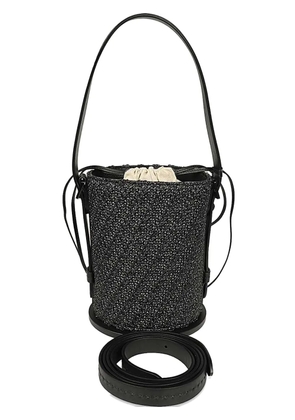 Max Mara textured drawstring bucket bag - Black