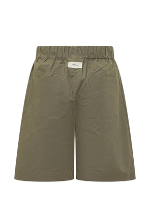 A Paper Kid logo-patch shorts - Green