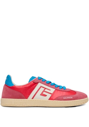 Balmain Swan low-top sneakers - Red
