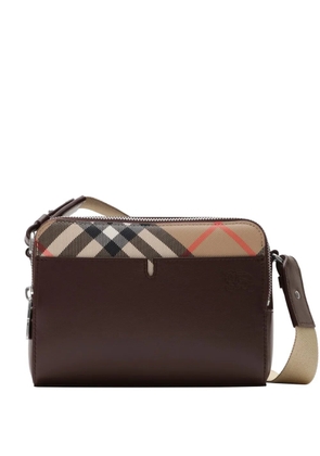 Burberry pop Check crossbody bag - Brown