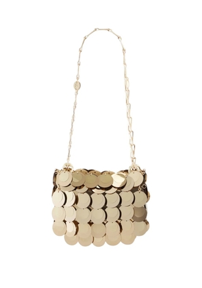 Rabanne mini Sparkle layered bag - Gold