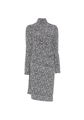 TOTEME floral twist dress - Black