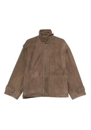 ROTATE BIRGER CHRISTENSEN leather jacket - Brown