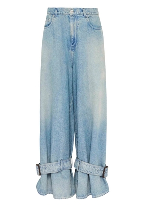 JW Anderson buckled cuff jeans - Blue