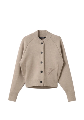 Jacquemus Lavande button-up embroidered cardigan - Neutrals