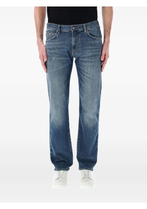 Emporio Armani light-wash straight-leg jeans - Blue