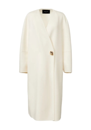 Fabiana Filippi single-button wrap coat - White