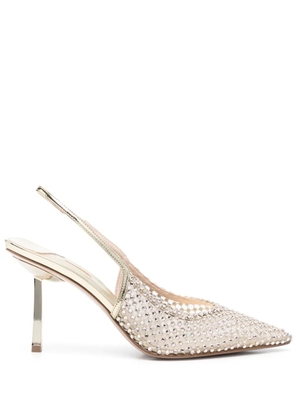 Le Silla 70mm Gilda slingback pumps - Gold