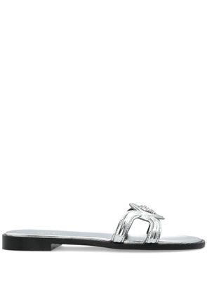 Versace Medusa Head sandals - Silver