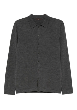 Zanone wool shirt - Grey