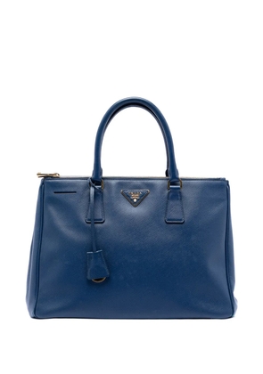 Prada Pre-Owned 2000-2025 Medium Saffiano Lux Galleria Double Zip satchel - Blue