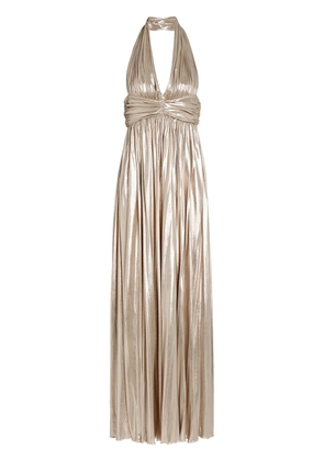 Giambattista Valli sleeveless long dress - Gold