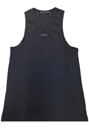 FEAR OF GOD ESSENTIALS logo-plaque tank top - Black