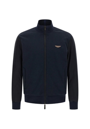 BOSS x Aston Martin zipped bomber jacket - Blue