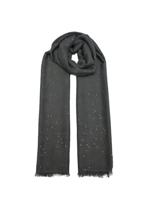 Brunello Cucinelli sequin-embellished scarf - Grey