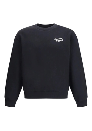 Maison Kitsuné logo-print sweatshirt - Blue