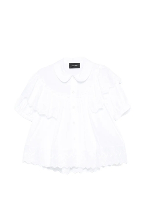 Simone Rocha ruffled blouse - White