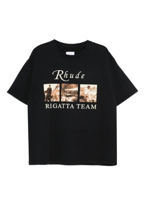 RHUDE graphic-print T-shirt - Black