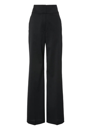 HUGO high-waisted flared-leg trousers - Black