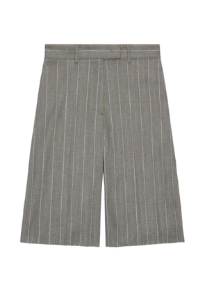 MSGM pinstripe shorts - Grey