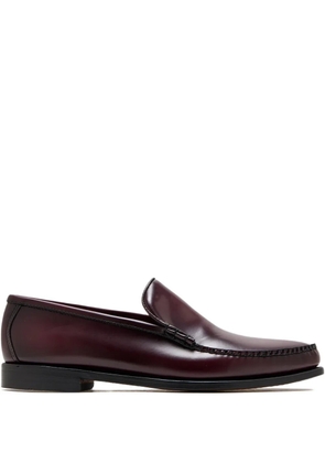 G.H.Bass leather mocassin loafers - Red