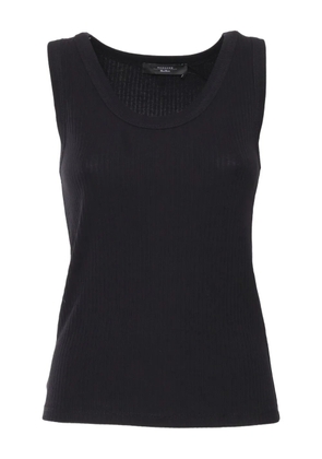 Weekend Max Mara ribbed cotton tank top - Black