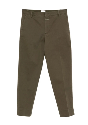 Closed straight-leg trousers - Green