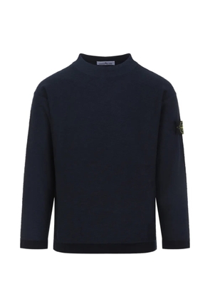 Stone Island logo-patch sweatshirt - Blue