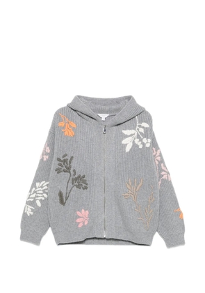 Malo Camelia zip-up hoodie - Grey