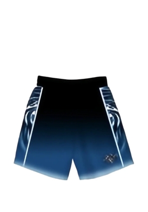 Casablanca printed silk shorts - Black