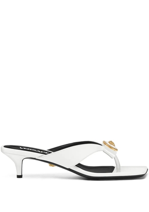 Versace Gianni 45mm leather sandals - White