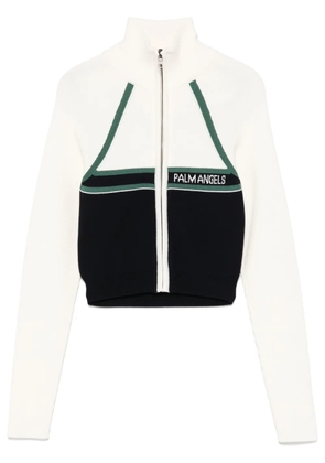 Palm Angels Racing cardigan - White