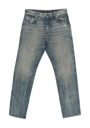 Balmain logo-patch jeans - Blue
