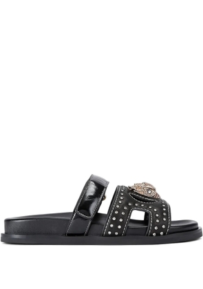 Kurt Geiger London Eagle flat sandals - Black